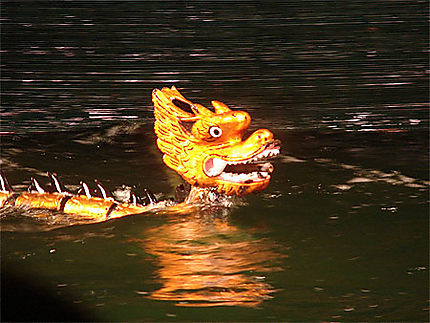 Dragon - marionnette sur l'eau