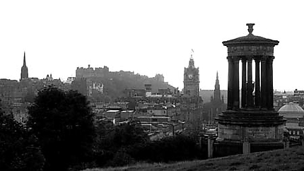 Edinburgh en noir et blanc
