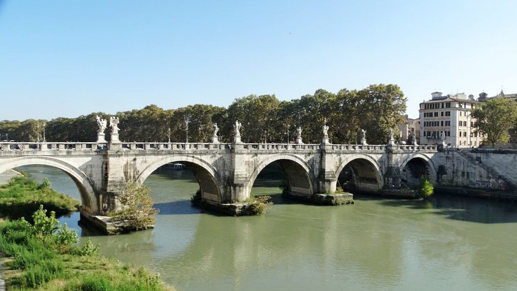 Le Pont Saint Ange Ponts Environs De Rome Rome