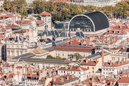 Le dôme de l'Opéra de Lyon