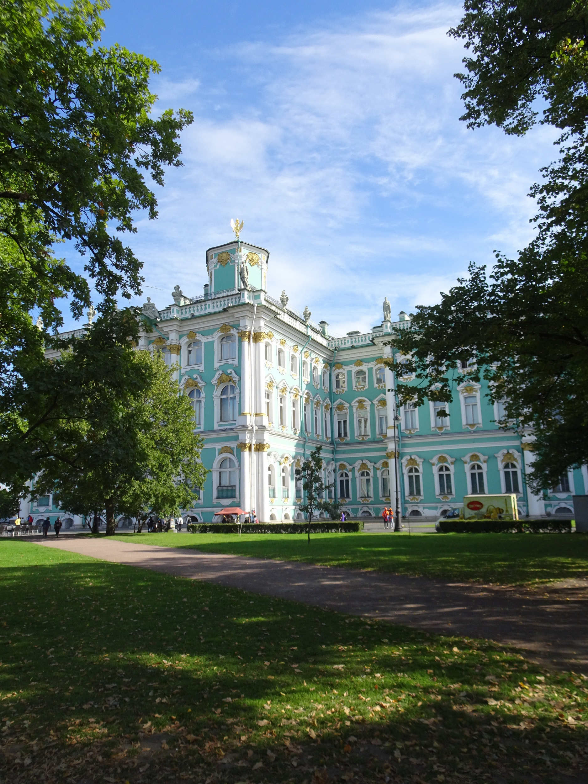 Façade ouest du musée de l'Ermitage