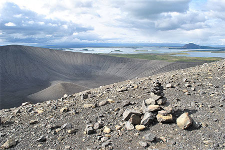 Cratère du volcan Hverfjall