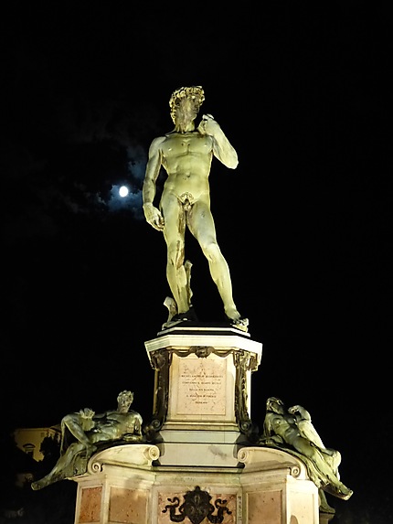 Florence by night: David, piazzale Michelangelo