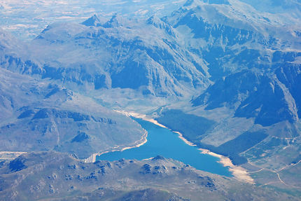 Vue aérienne de l'Afrique du Sud