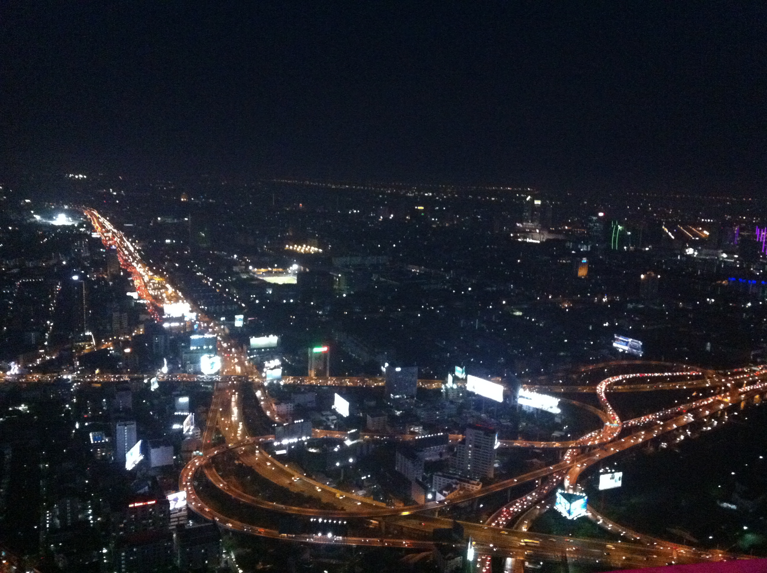 Bangkok depuis la tour Baiyoke II Bangkok depuis la tour Baiyoke II