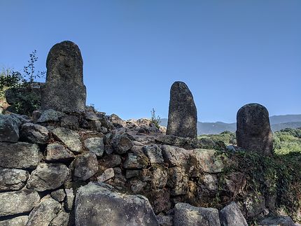 3 statues menhirs