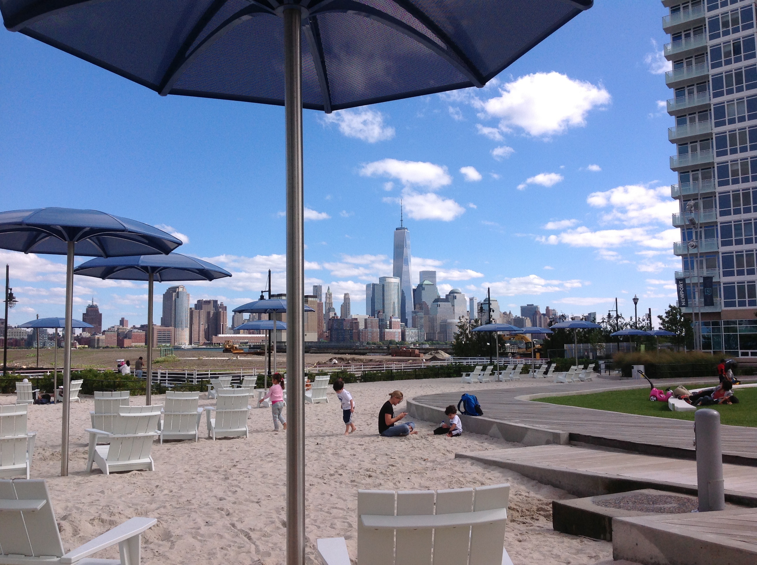 New York vue de la plage New York vue de la plage