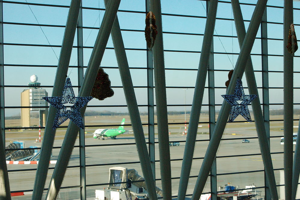 L'aéroport de Budapest lors des fêtes