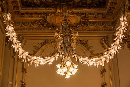 Musée d'Orsay, salle de bal, guirlande de lumière