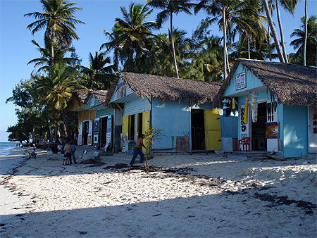 cabanes de bord de plage