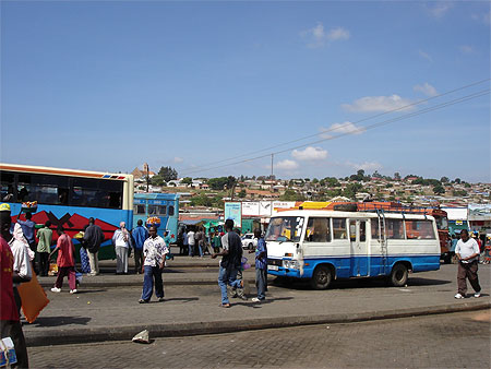 La gare routière de Iringa La gare routière de Iringa