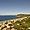 Vue panoramique sur la plage à Milazzo