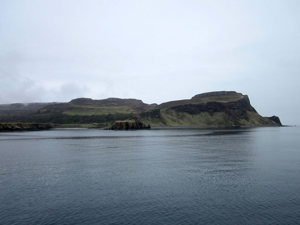 Arrivée dans l'île de Canna