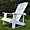 Chaise géante aux Jardins de Métis