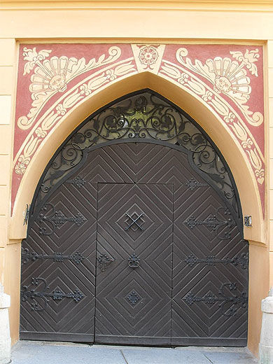 Thurzov Dom : porte d'entrée