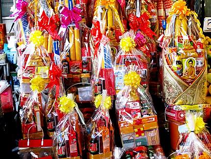 Commerce pour des offrandes aux temples