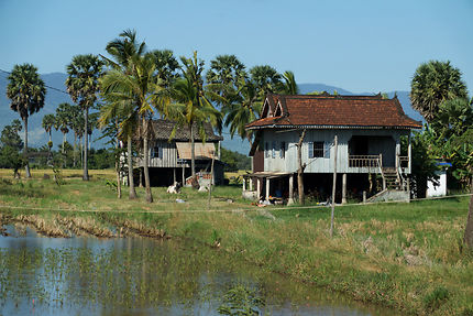 Maison dans la campagne de Kampot