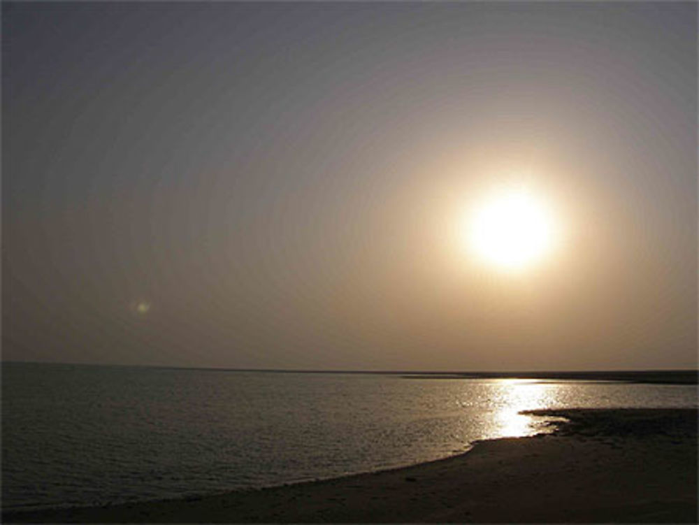 Coucher de soleil à la Mer Intérieure