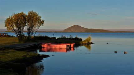 Lever de soleil sur le lac Myvatn