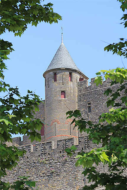 Carcassonne - Cité médiévale - Une des tours
