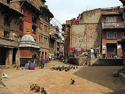 Une rue de Bhaktapur