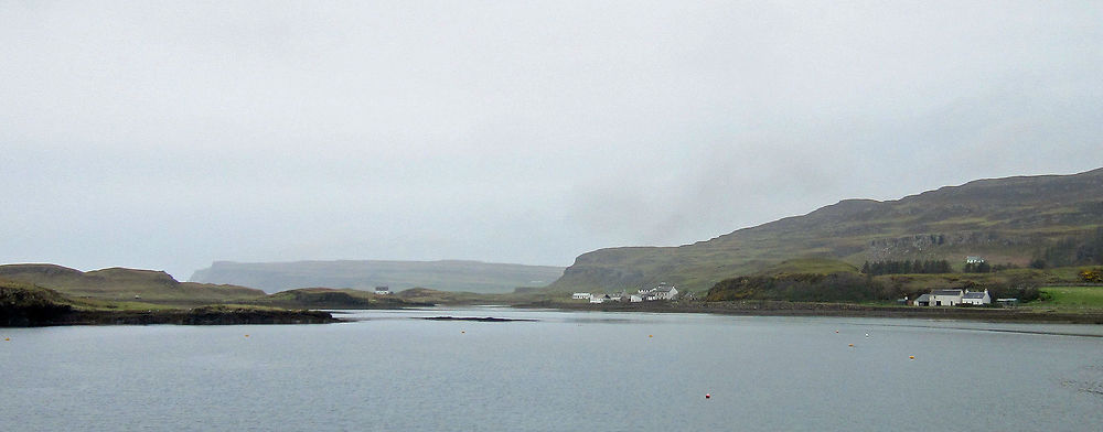 Le port de l'île de Canna