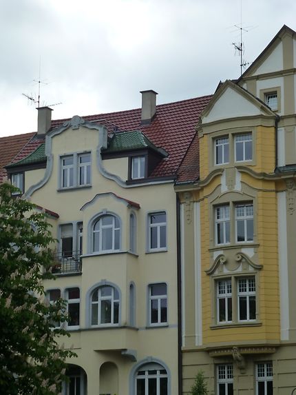 Architecture variée, Freiburg im Breisgau