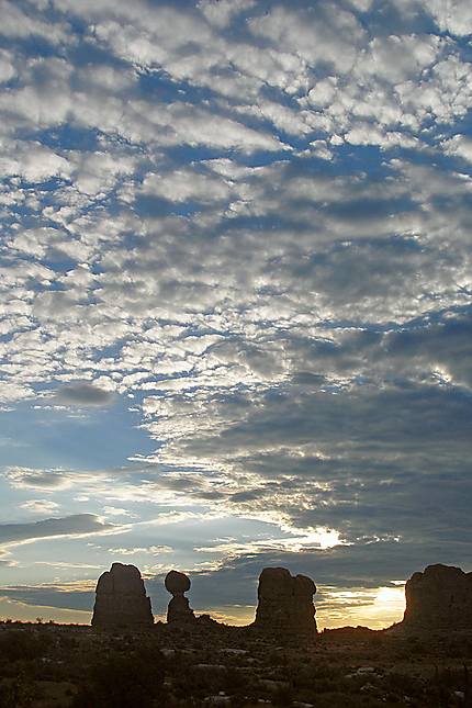 Arches National Park au coucher du soleil