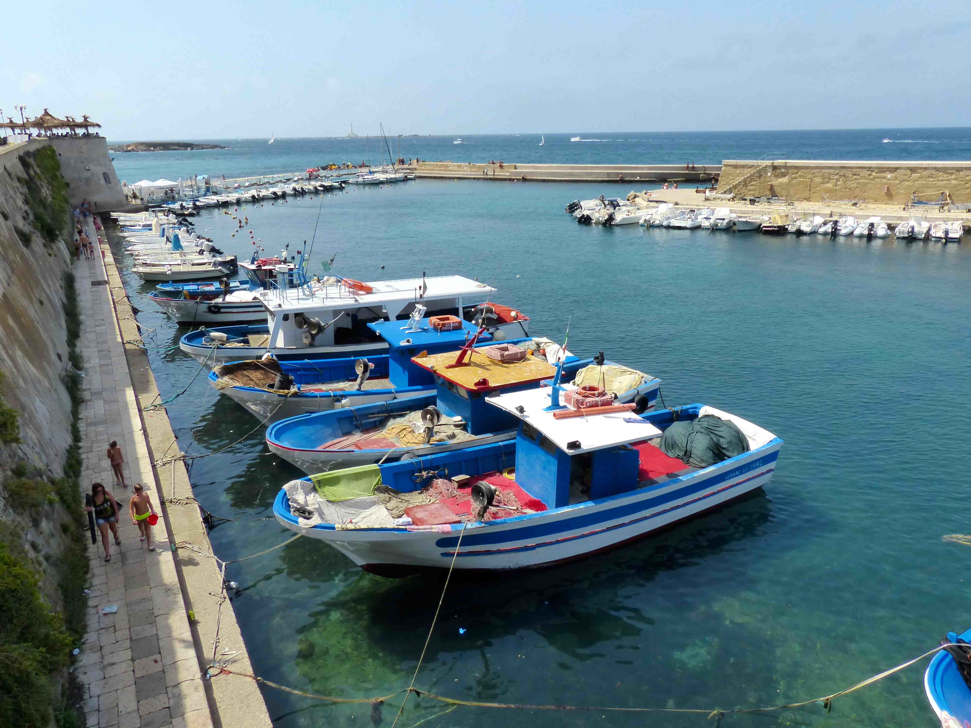 Petit Port de pêche à Gallipoli