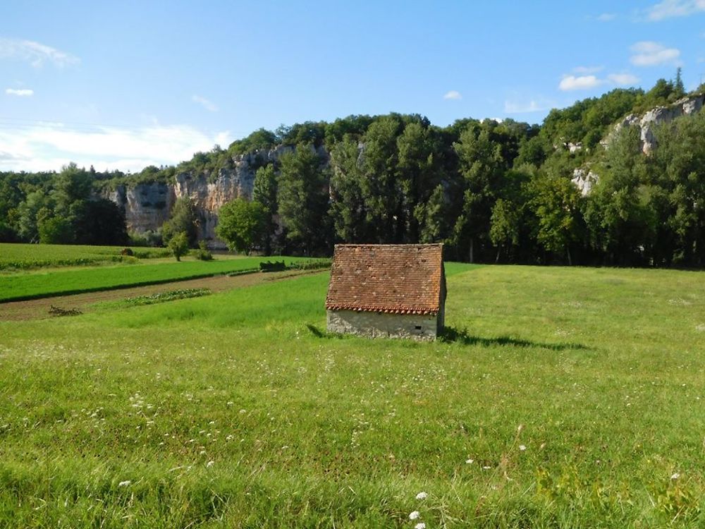 Campagne en sortant du village