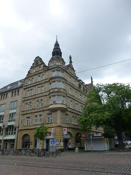 Grand immeuble d'angle, Freiburg im Breisgau