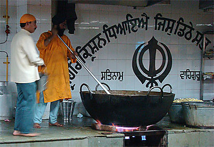 Cuisines du Temple Sikh