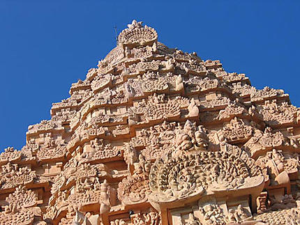 Détail façade de temple