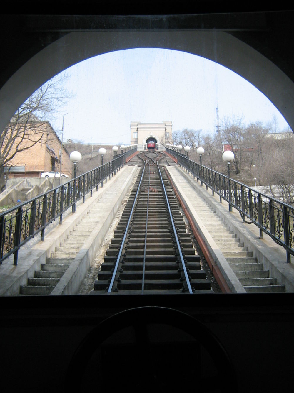 Ascenseur funiculaire à Vladivostok