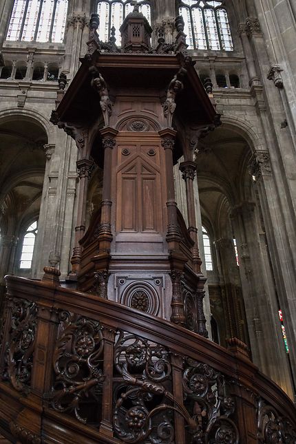 La chaire, Église Saint-Eustache, Paris