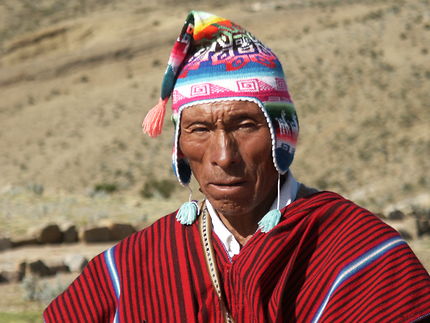 Portrait de Chaman en Bolivie