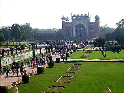 Taj Mahal jardin