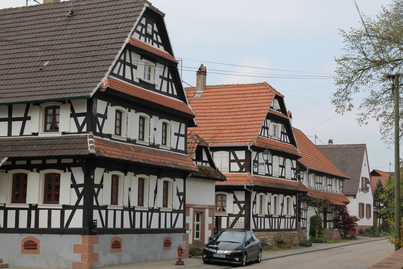 Une rue d'Hunspach Une rue d'Hunspach