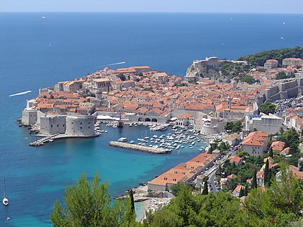 Dubrovnik : panorama de la vieille ville