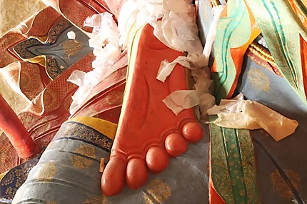 Le pied sacré de Bouddha