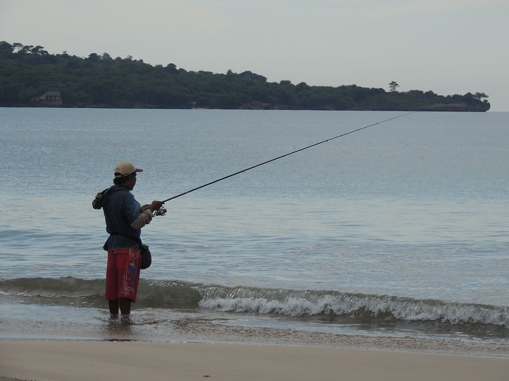 Pêcheur à la ligne