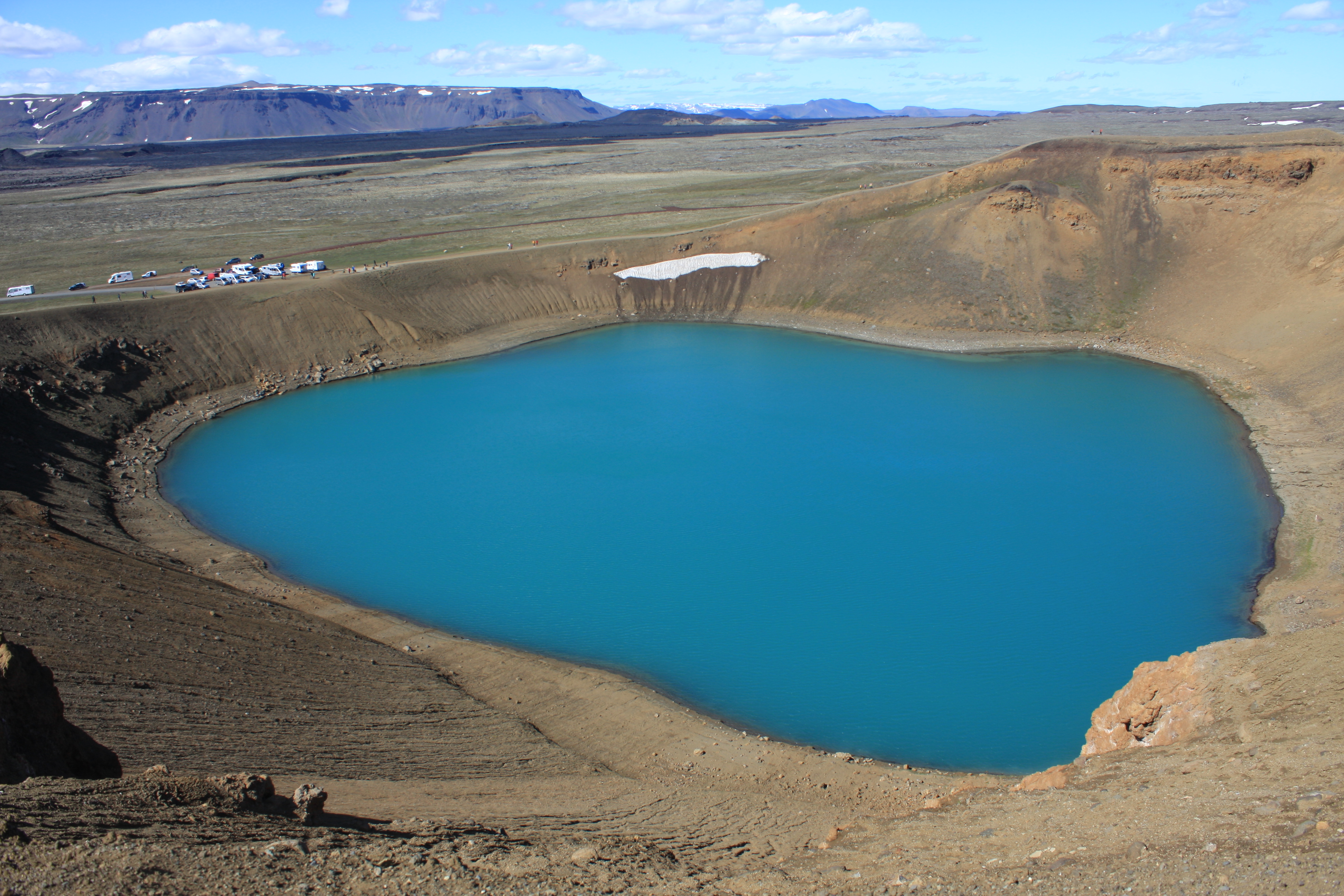 Cratère Víti du Krafla, Islande Cratère Víti du Krafla, Islande