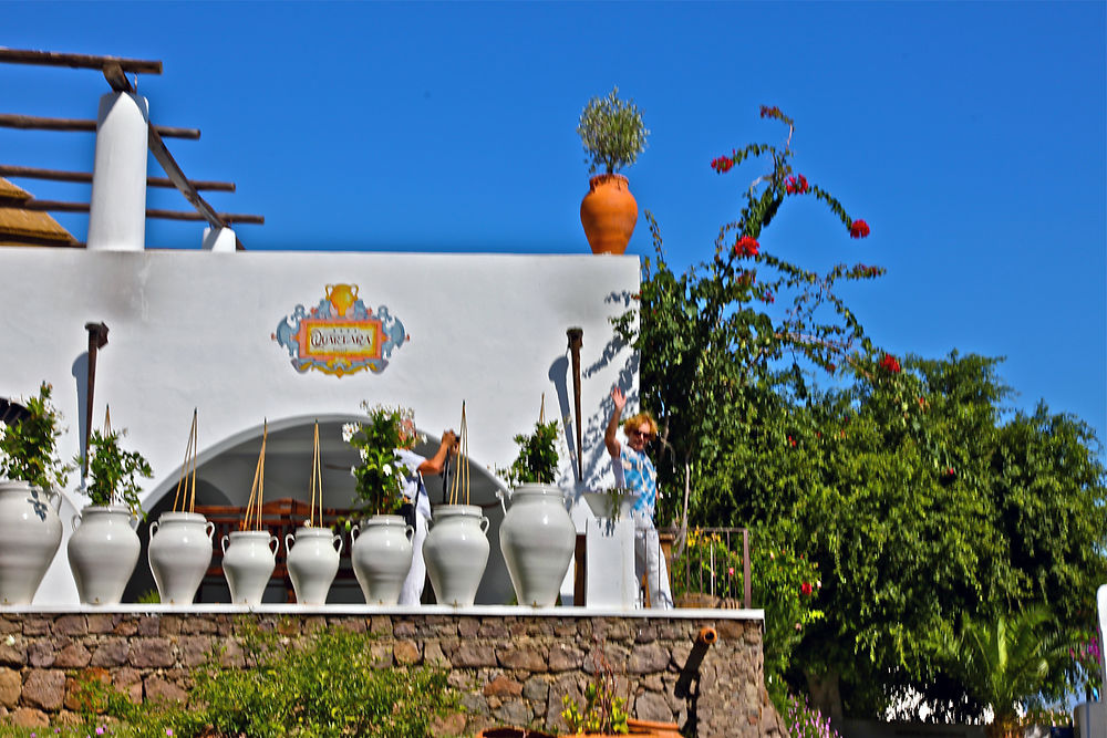 Une habitation sur l'île de Panarea