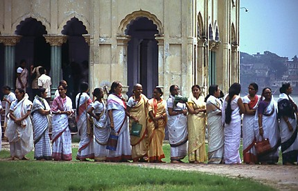 Femmes à Belur Math en 1975