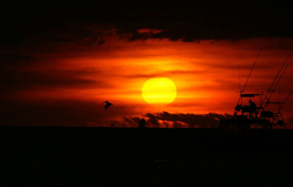 Coucher de soleil sur Playa Potrero