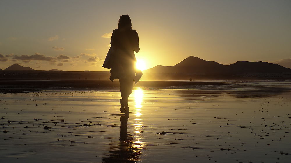 Couchant sur Famara (Lanzarote)