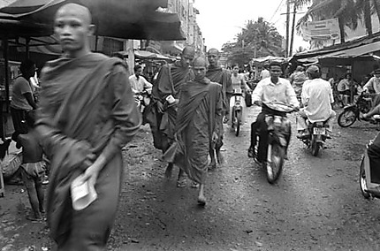 dans les rues de Phnom phen