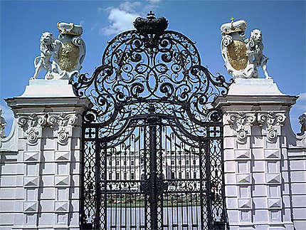 Portail du palais du Belvédère