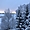 Rivière gelée à Rovaniemi, Finlande
