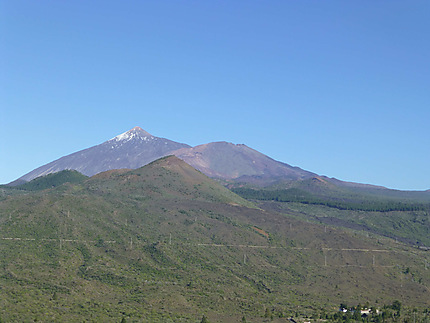 Volcan vu depuis Santiago